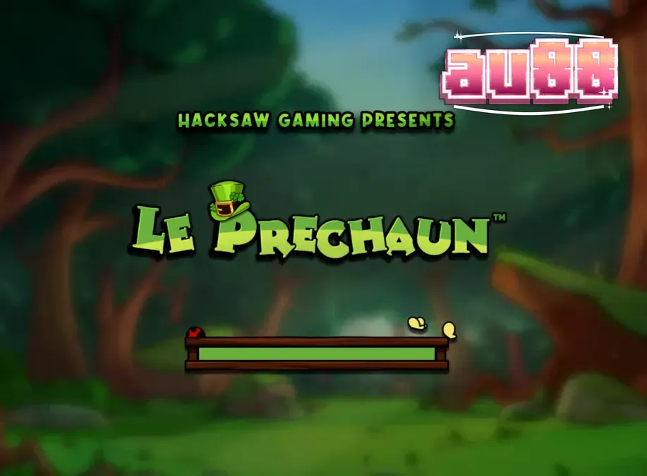 Giao diện trò chơi slot Le Prechaun với chú gấu mèo chủ đạo
